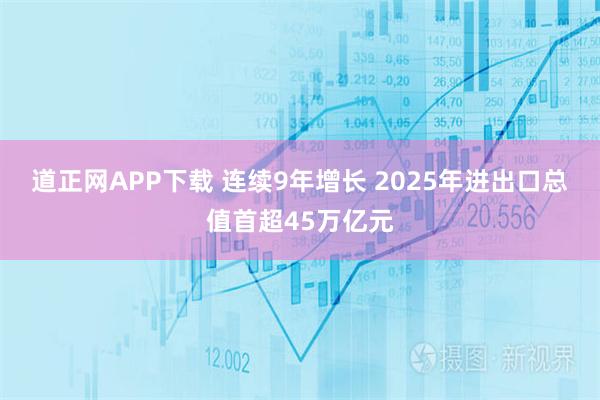 道正网APP下载 连续9年增长 2025年进出口总值首超45万亿元